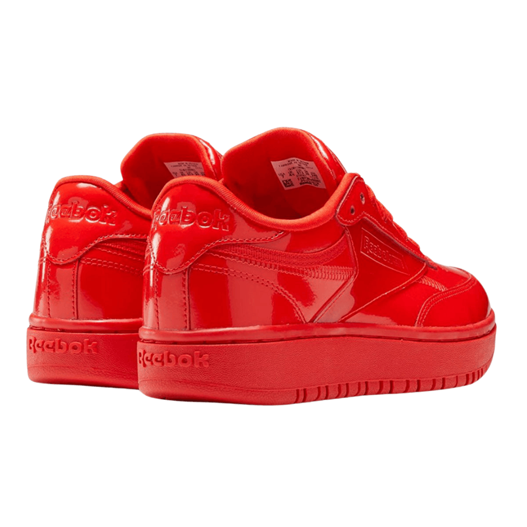 Reebok - Women's Cardi B x Wmns Club C Double 'Instinct Red' - Instinct Red / Instinct Red / Instinct Red