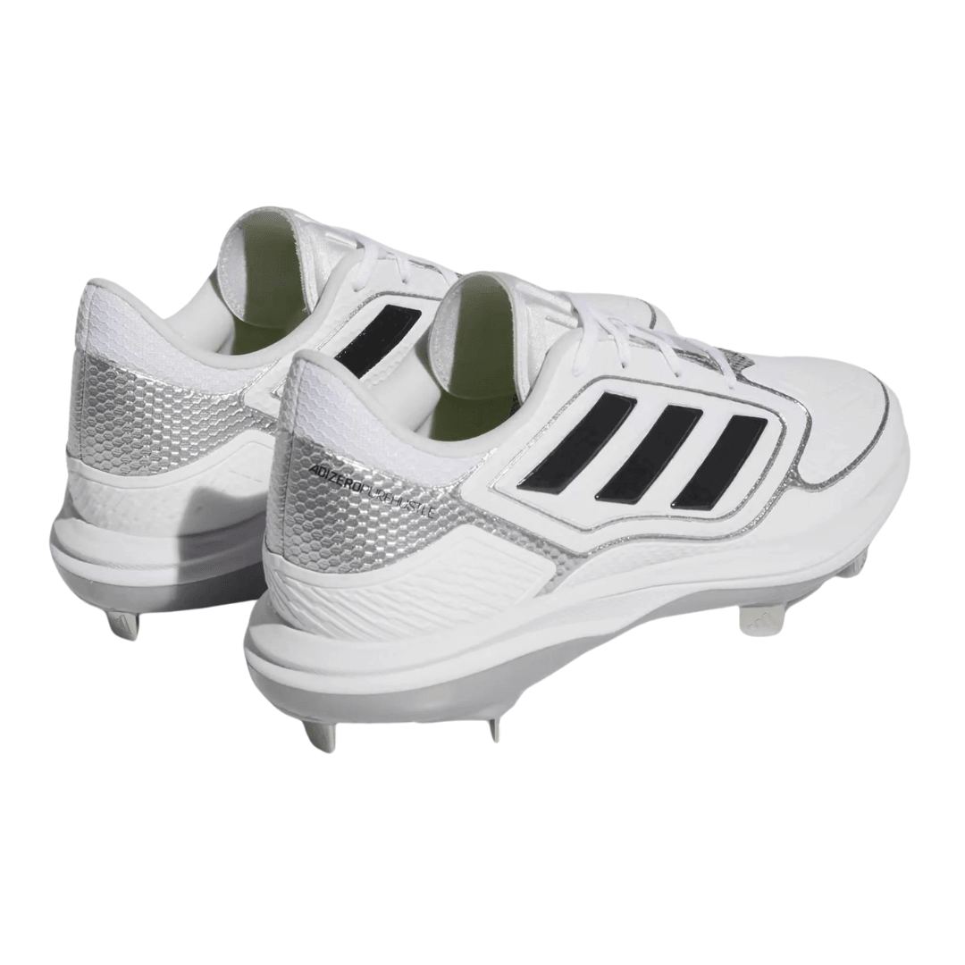 Adidas - Women's Adizero PureHustle 3 'White Black Silver' - Cloud White / Core Black / Silver Metallic