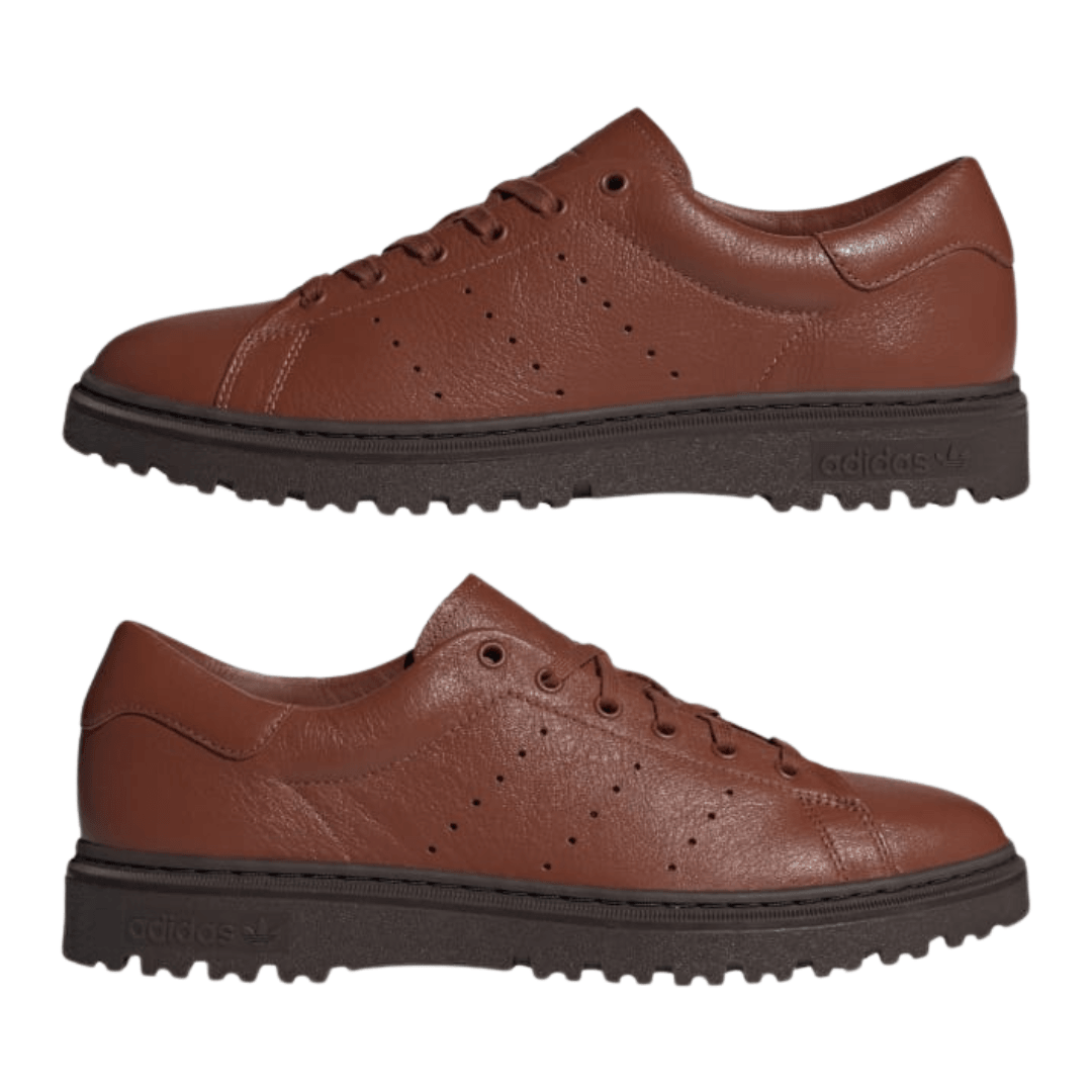 Adidas - Men's  Stan Smith Freizeit 'Redwood' - Redwood / Redwood / Dark Brown