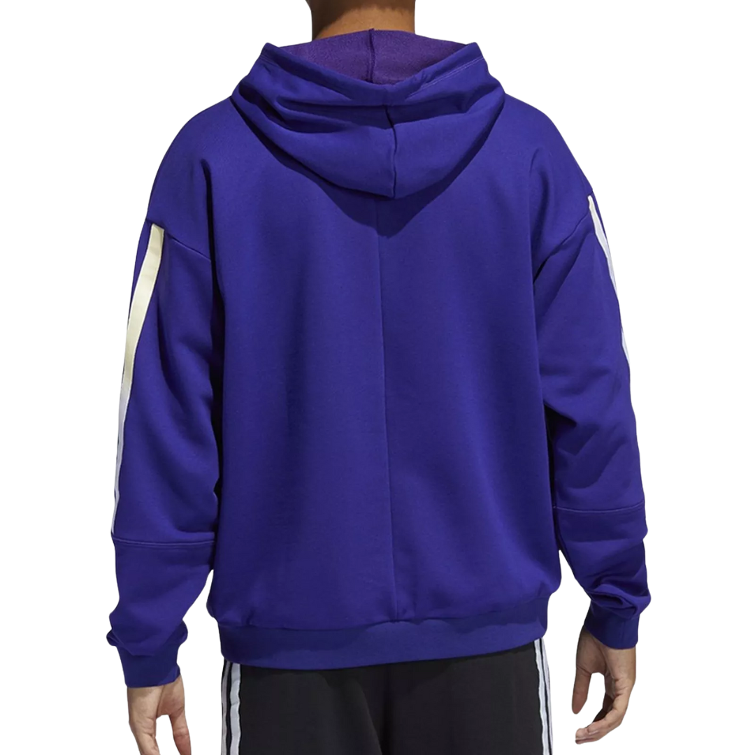 Adidas - Men's Donovan Mitchell Pullover Hoodie - Team College Purple