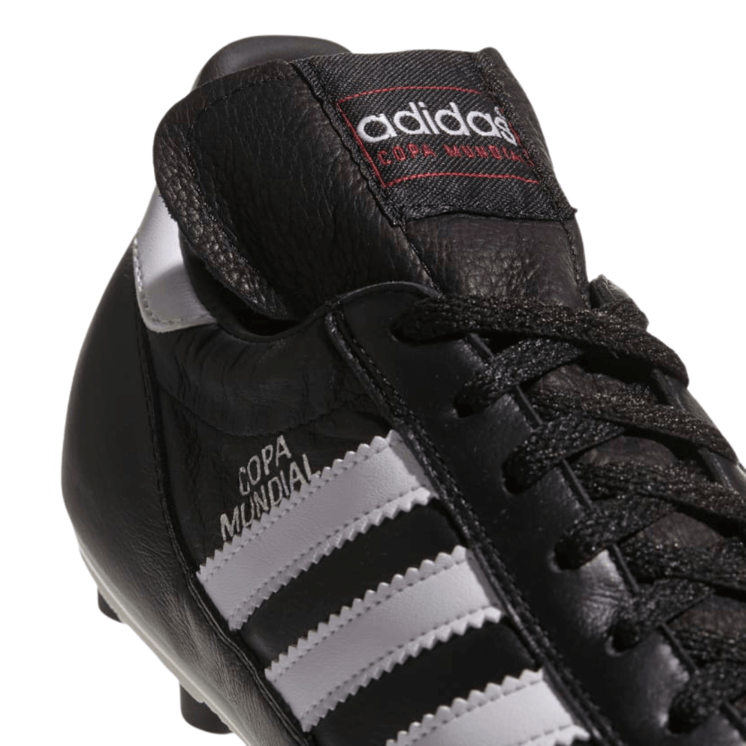 Adidas - Men's Copa Mundial Leather FG Cleats -  Black / Cloud White / Black