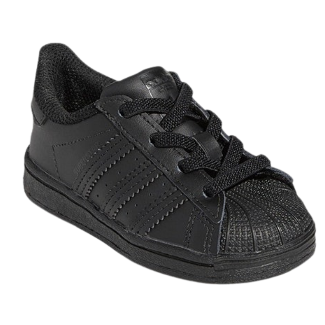 Adidas - Kid's Superstar EL I 'Triple Black' - Core Black / Core Black / Core Black