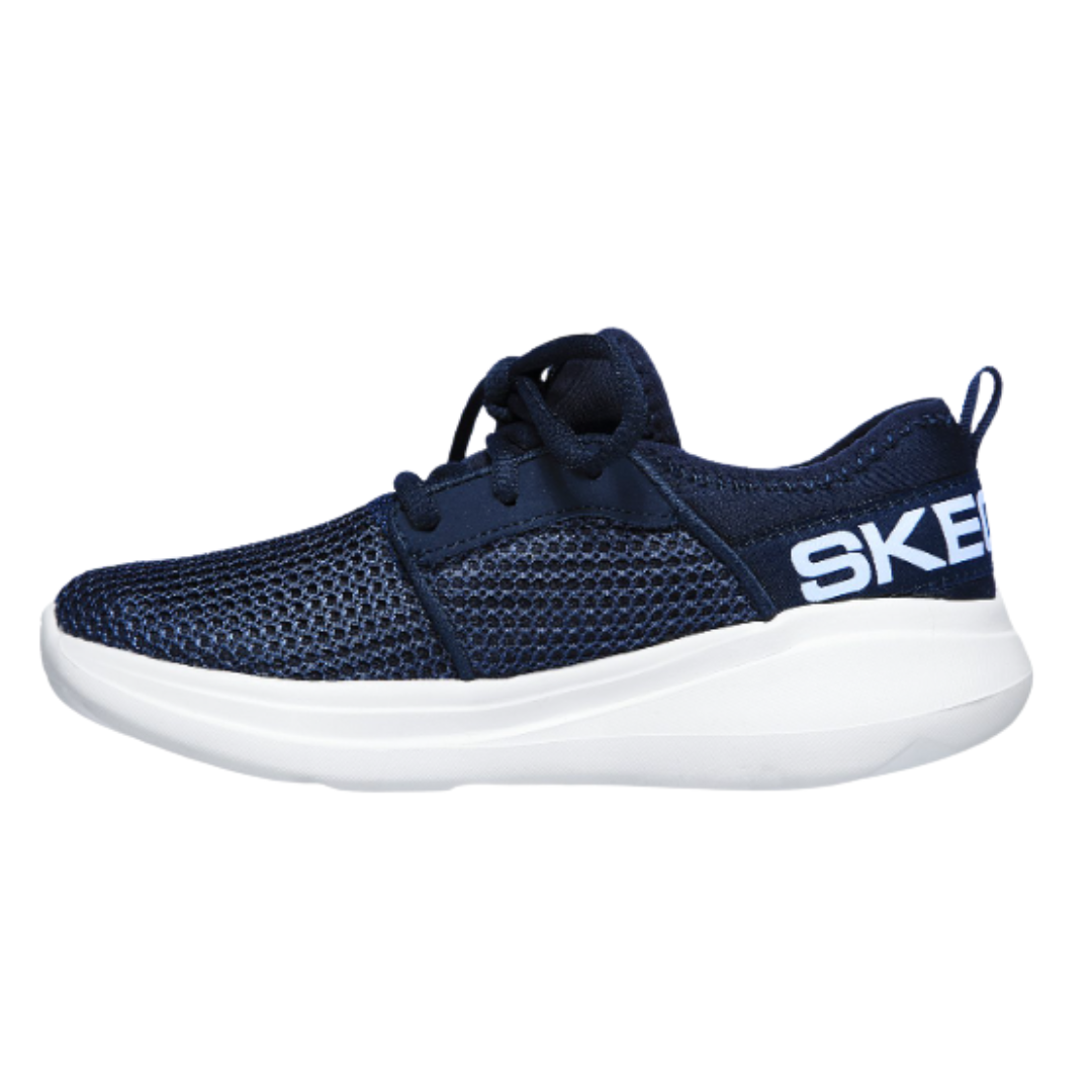 Skechers - Kid's Skechers Go Run Fast-Valor 'Blue' - Navy / White