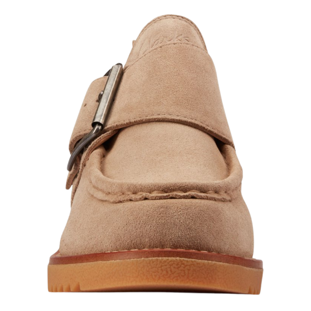 Clarks - Women's Eden Mid Monk - Sand Suede