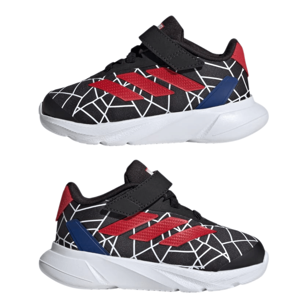 Adidas - Kid's Duramo Spider-Man EL I 'Black Red White' - Core Black / Better Scarlet / Cloud White