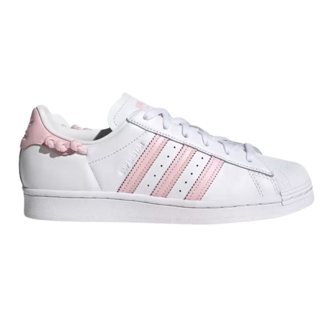 Adidas - Women's Superstar 'Knotted Rope - White Clear Pink' - Cloud White / Clear Pink / Cloud White