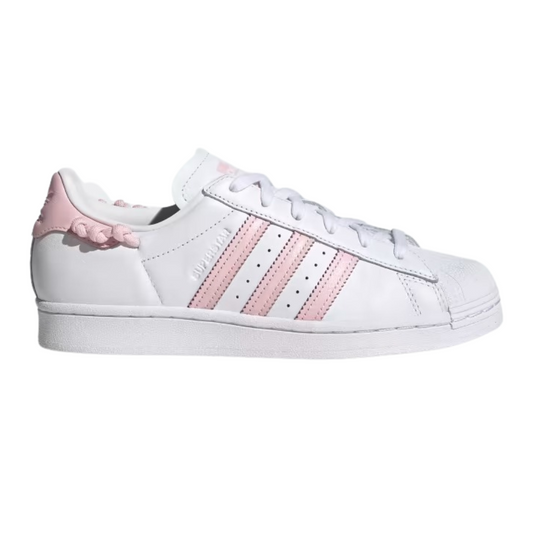 Adidas - Women's Superstar 'Knotted Rope - White Clear Pink' - Cloud White / Clear Pink / Cloud White