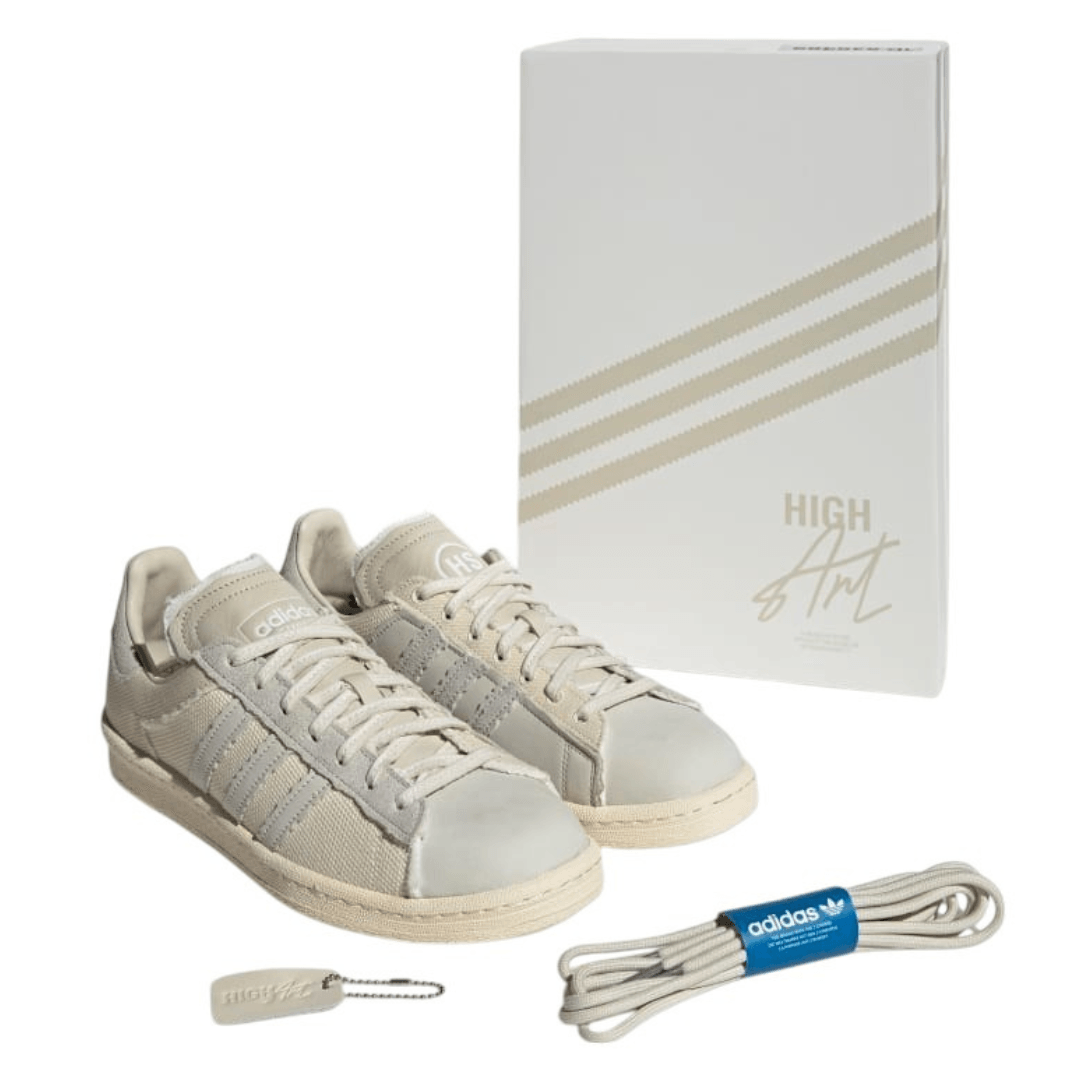 Adidas - Men's Highsnobiety x Campus 'HIGHArt' - Crystal White / White Tint / Chalk White