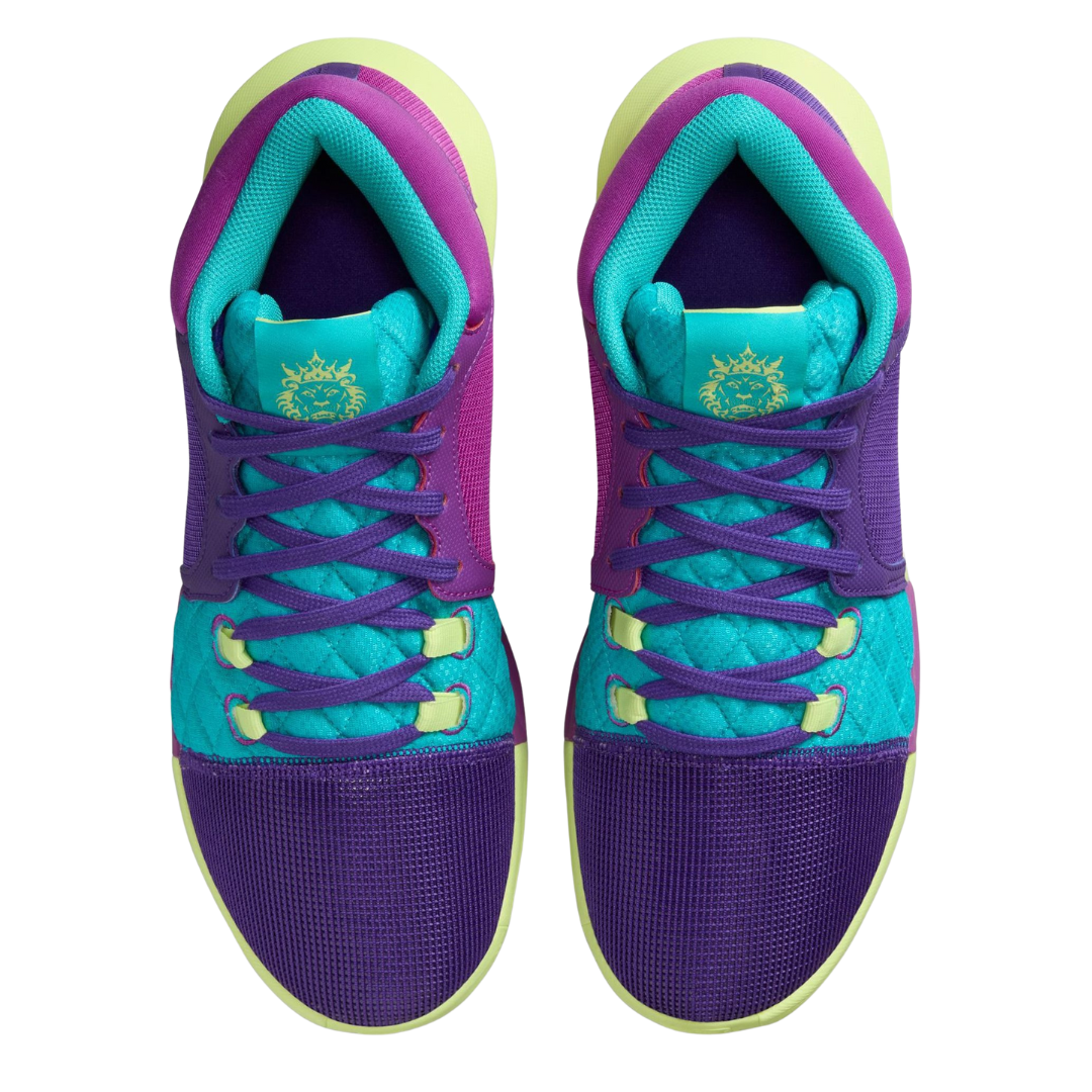 Nike - Men's LeBron Witness 8 'Field Purple' - Field Purple / Dusty Cactus / Light Lemon Twist / White