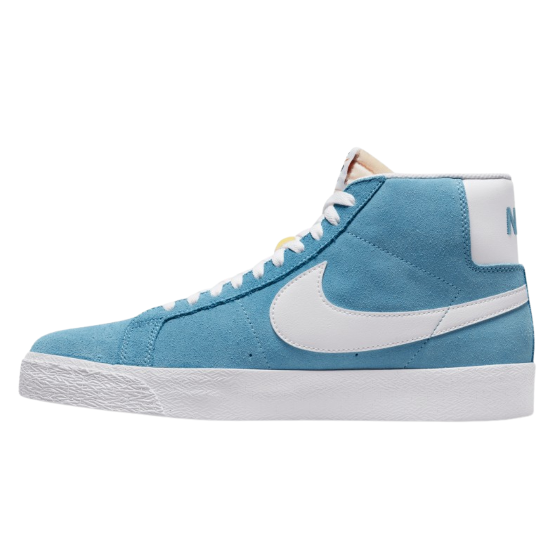 Nike - Men's Zoom Blazer Mid SB 'Cerulean' - Cerulean / Cerulean / White / White