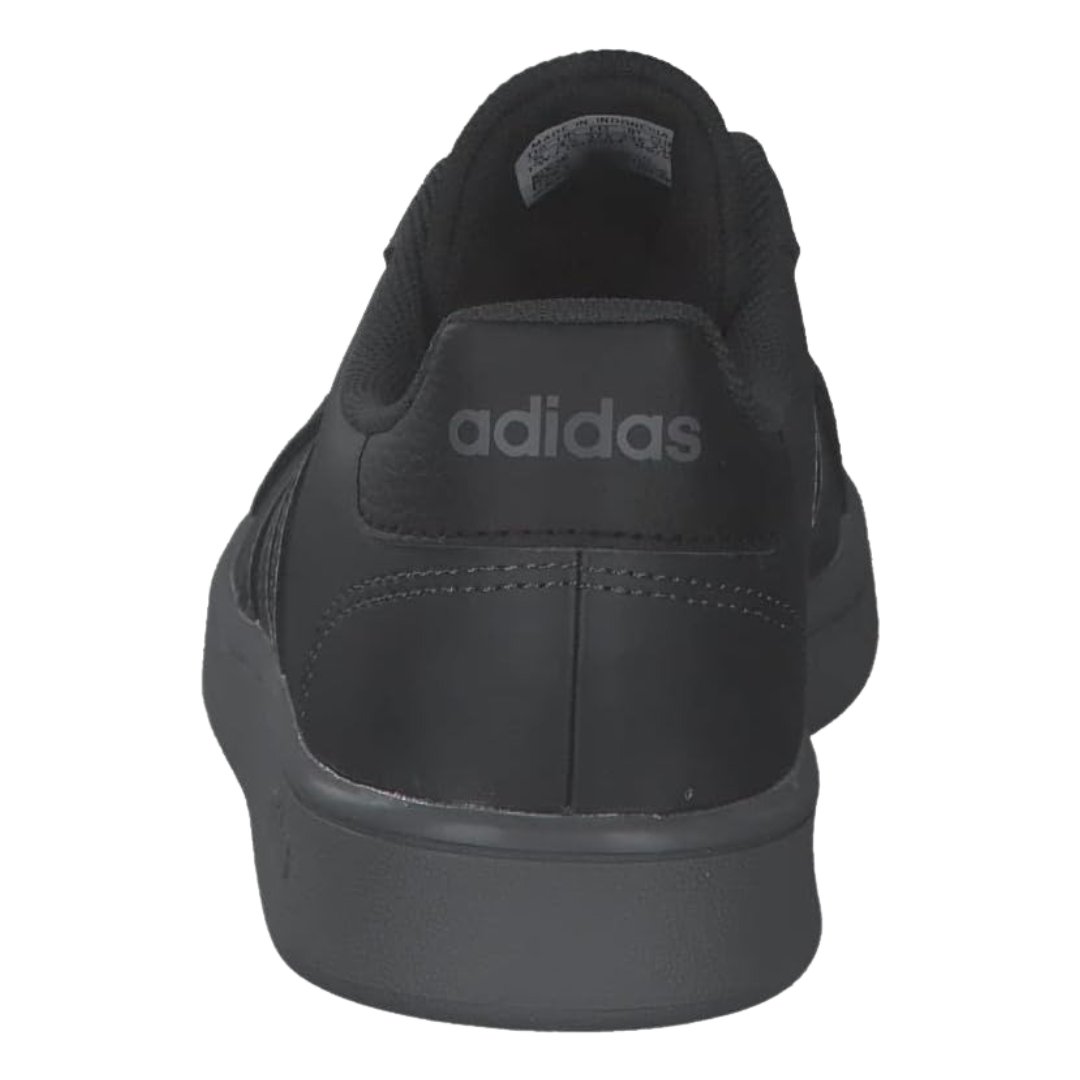 Adidas - Kid's Grand Court J 'Camo' - Carbon / Grey Four / Core Black