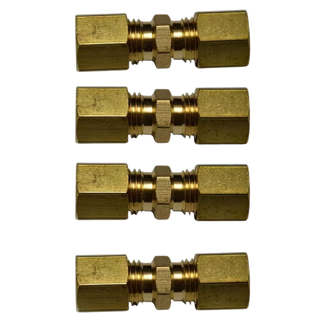 Auto Supplies Direct - OD Compression Fittings / Unions 3 / 16 " - ( Pack of 5 )