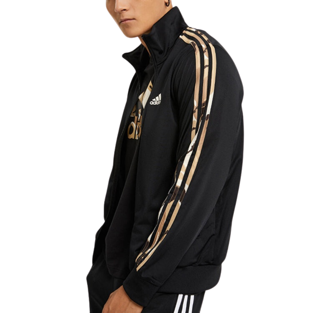 Adidas - Men's Tricot Camo Track Jacket - Black