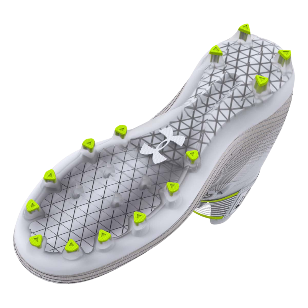 Under Armour - Men's Highlight MC 'White Silver Lime' - White / Metallic Silver