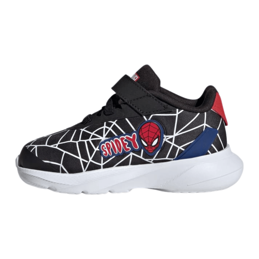 Adidas - Kid's Duramo Spider-Man EL I 'Black Red White' - Core Black / Better Scarlet / Cloud White