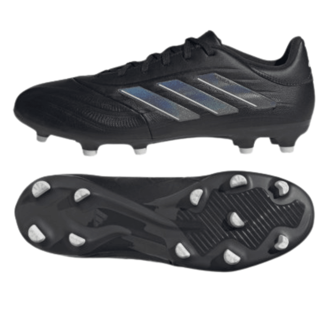 Adidas - Men's Copa Pure 2 League FG 'Base Black Pack' - Core Black / Carbon / Grey One