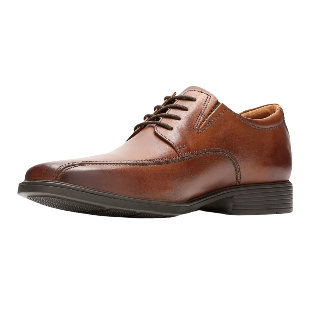 Clarks - Men's Tilden Walk "Dark Tan Leather" - Brown