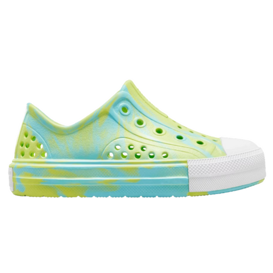 Converse - Kid's Chuck Taylor All Star Play Lite CX Low PS 'Triple Cyan Slime' - Triple Cyan / Slime Light / White