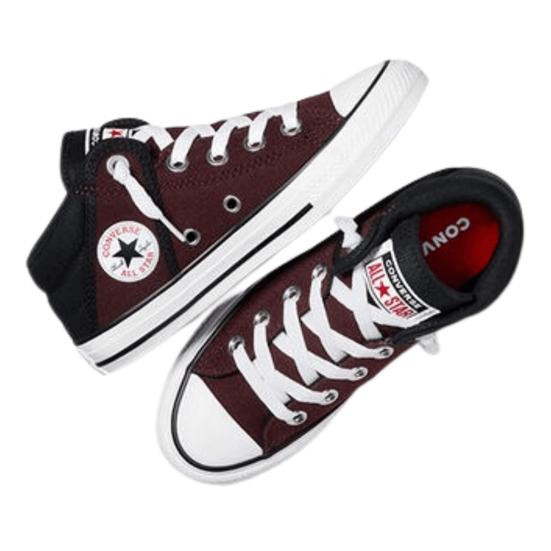 Converse - Kid's Chuck Taylor All Star Axel Mid PS 'Bloodstone' - Bloodstone / White/Black