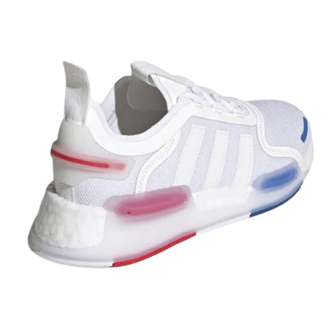 Adidas - Kid's NMD_V3 J 'Cloud White' - Cloud White / Cloud White / Cloud White