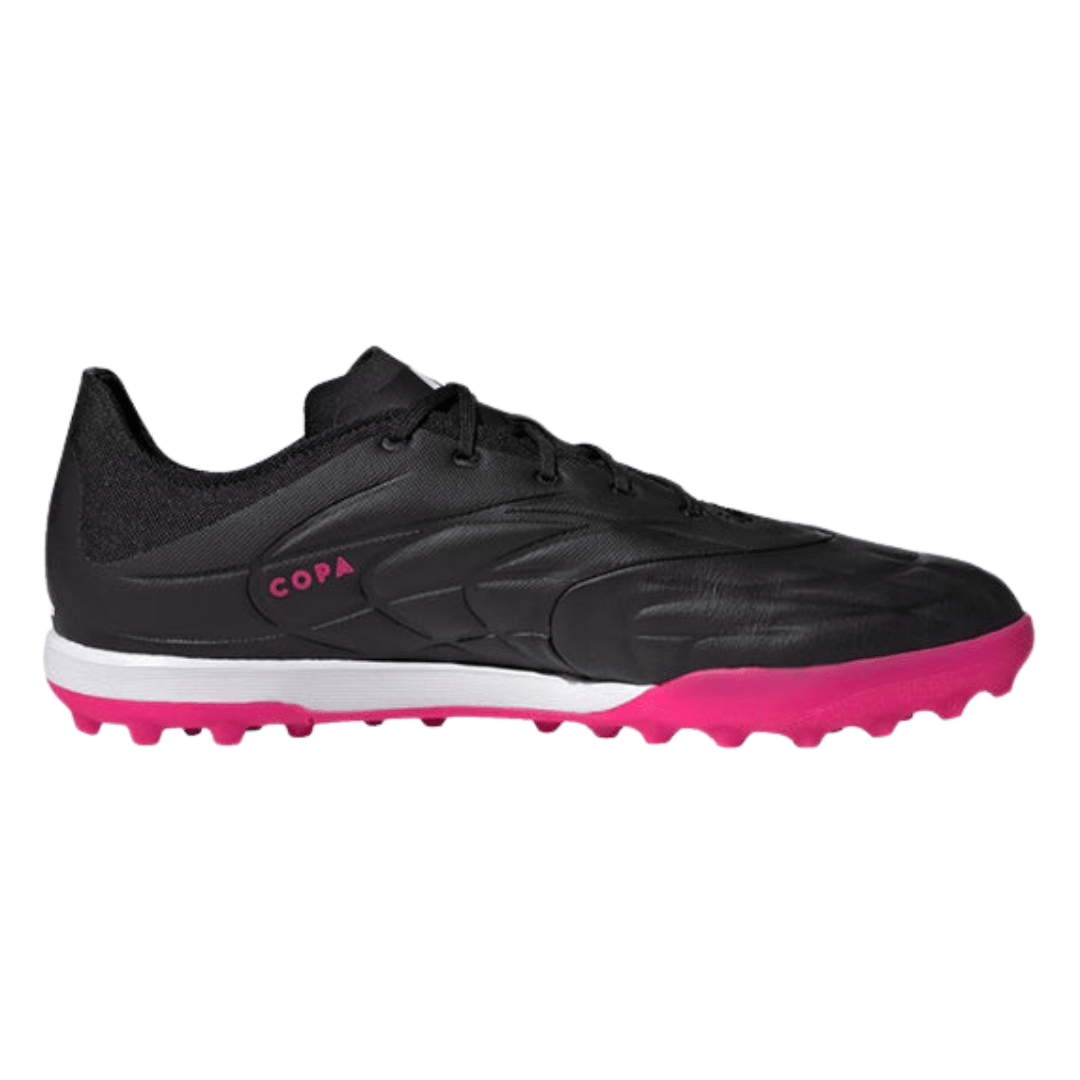 Adidas - Men's Copa Pure.1 TF 'Own Your Football Pack' - Core Black / Zero Metallic / Team Shock Pink