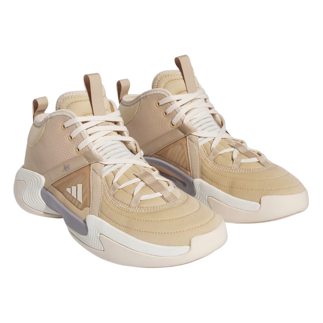 Adidas - Women's Candace Parker x Exhibit Select Mid 'Champagne' - Halo Ivory / Magic Beige / Off White