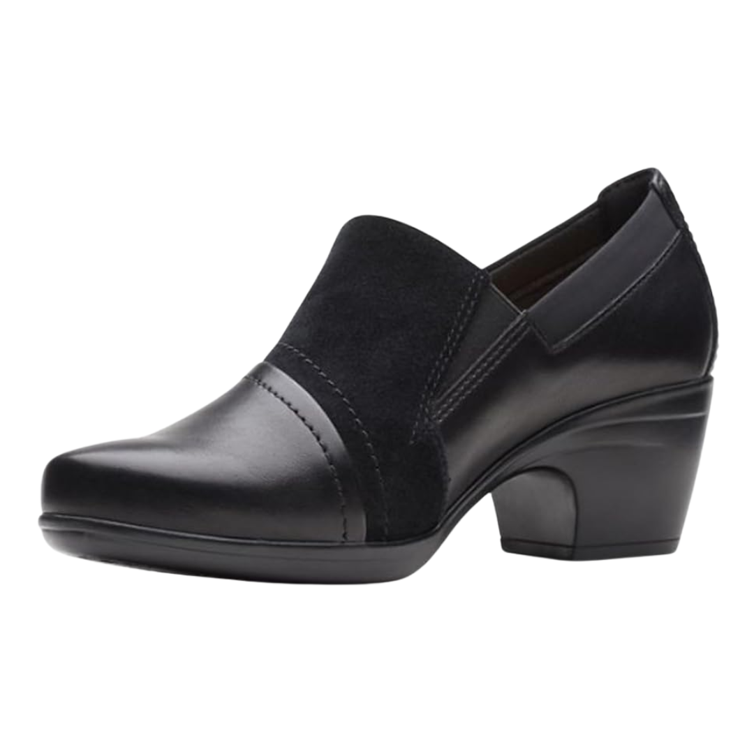 Clarks - Women's Emily Step Loafer - Black Leather