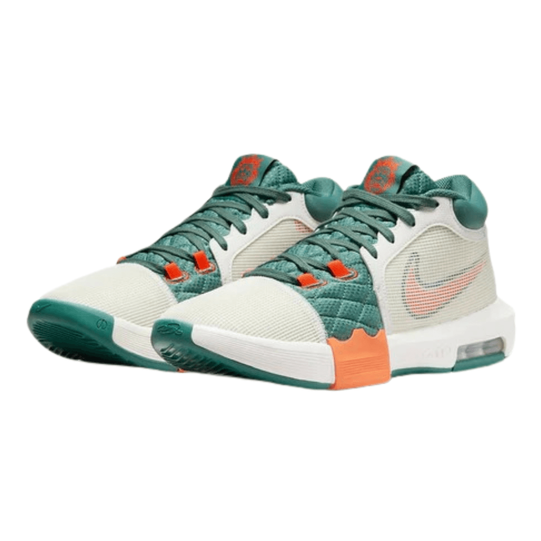 Nike - Men's LeBron Witness 8 'Cannon' - Sail/Bicoastal / Campfire Orange / Safety Orange