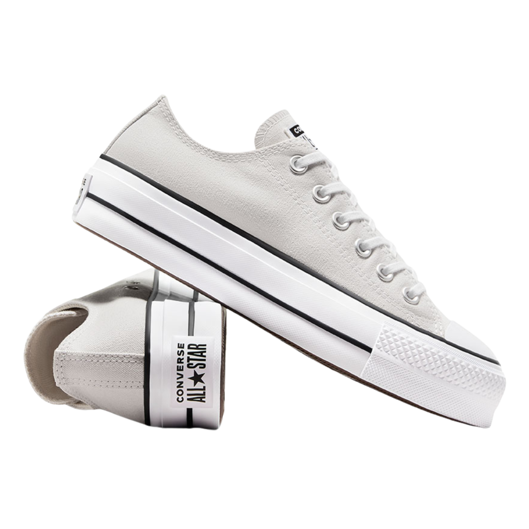 Converse - Women's Chuck Taylor All Star Lift Platform Low 'Barely Grey' - Barely Grey / White / Black