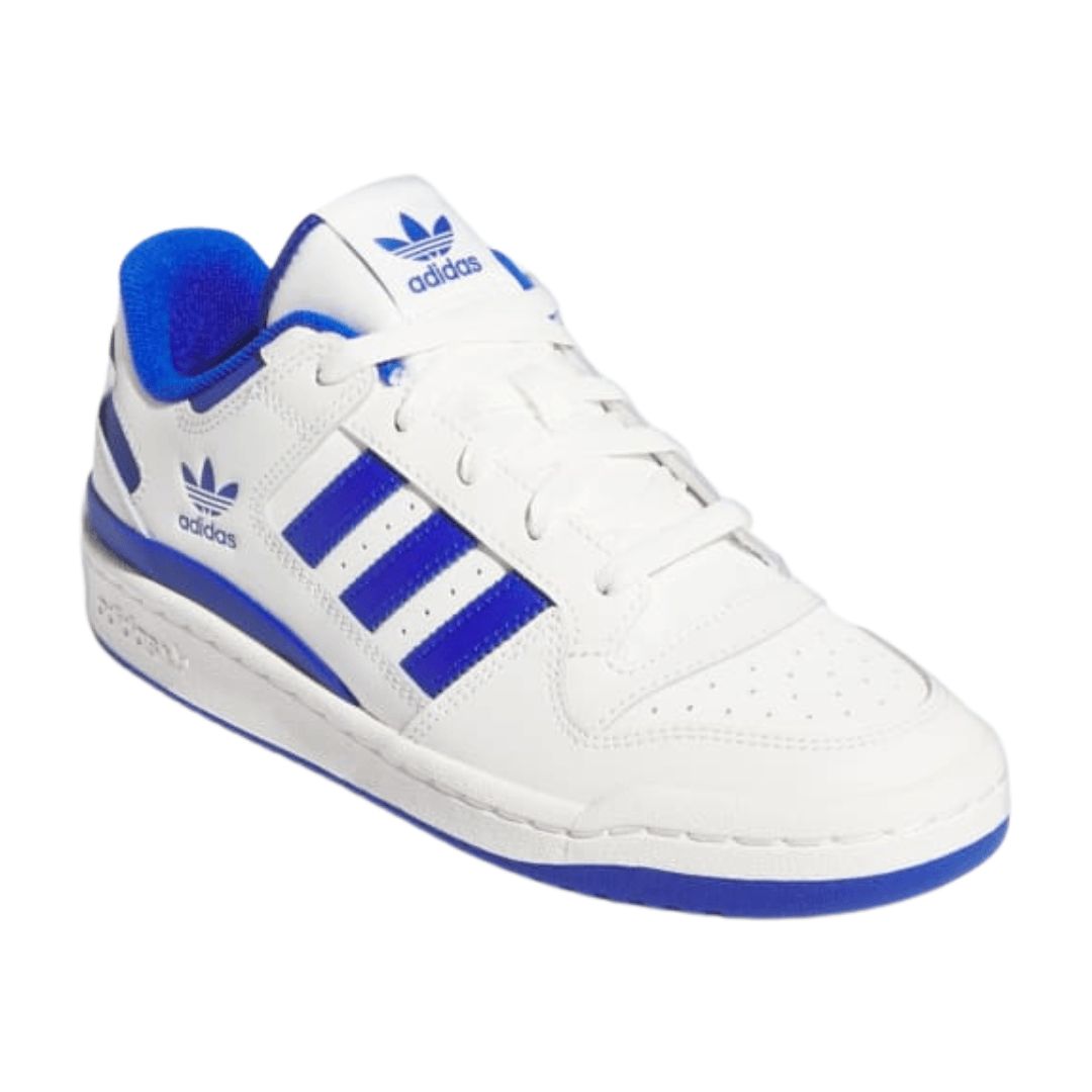 Adidas - Women's Forum Low CL Shoes -  Cloud White/ Royal Blue/ Cloud White