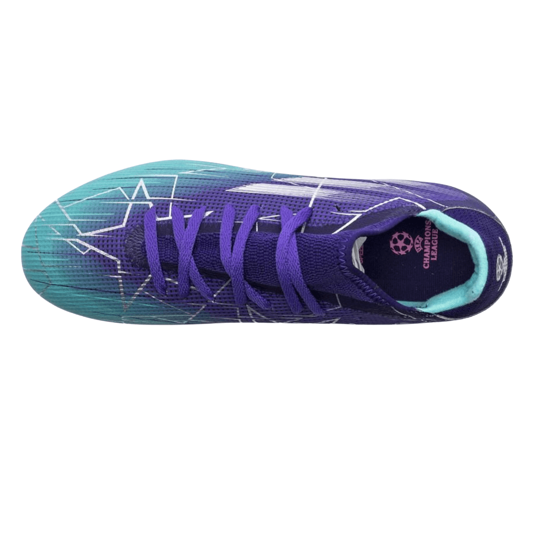 Adidas - Kid's X Speedflow .3 FG Champions Code - Purple Rush / Silver Metallic / Mint Rush Kids