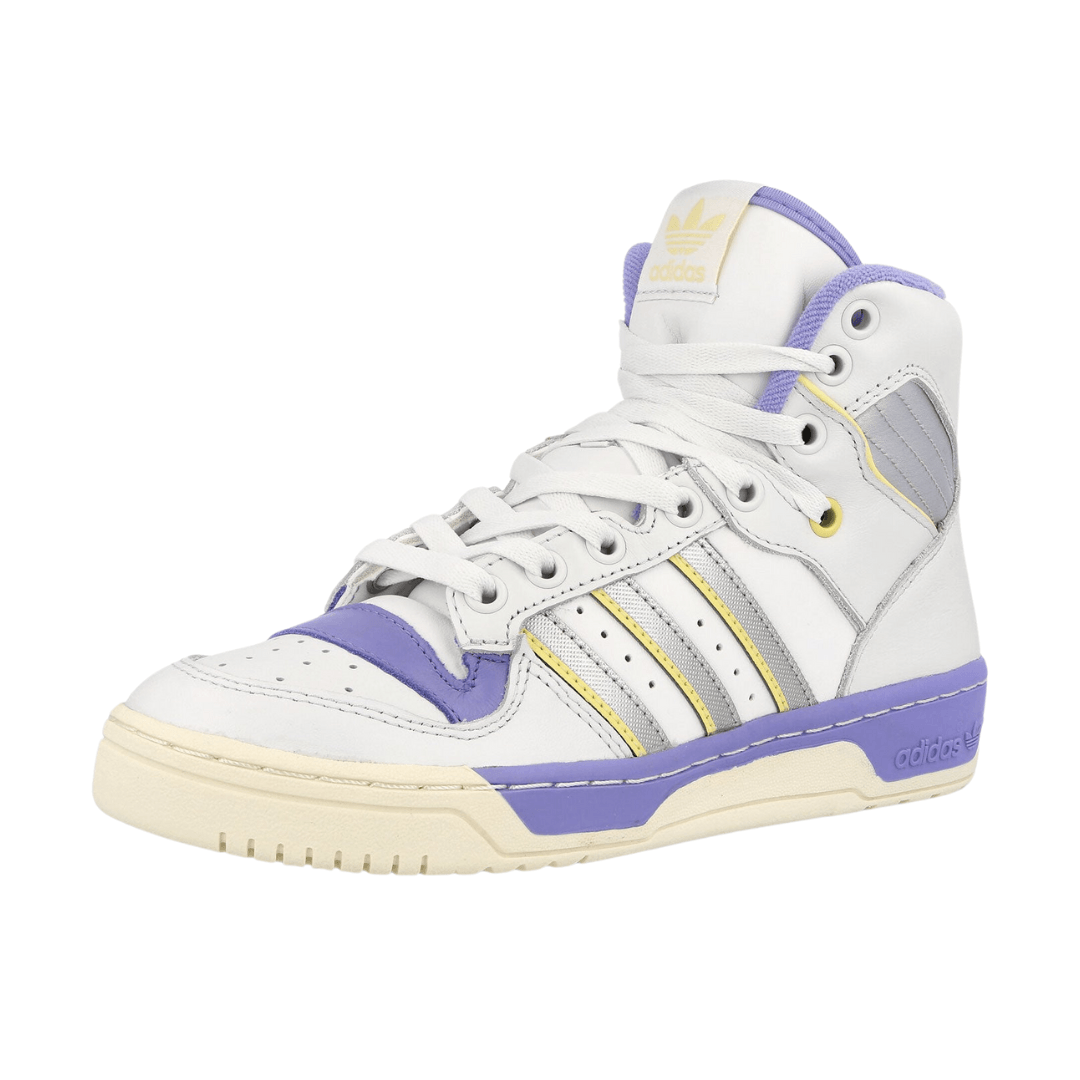 Adidas - Women's Rivalry High 'White Silver Lilac' - Crystal White / Silver Metallic / Cream White