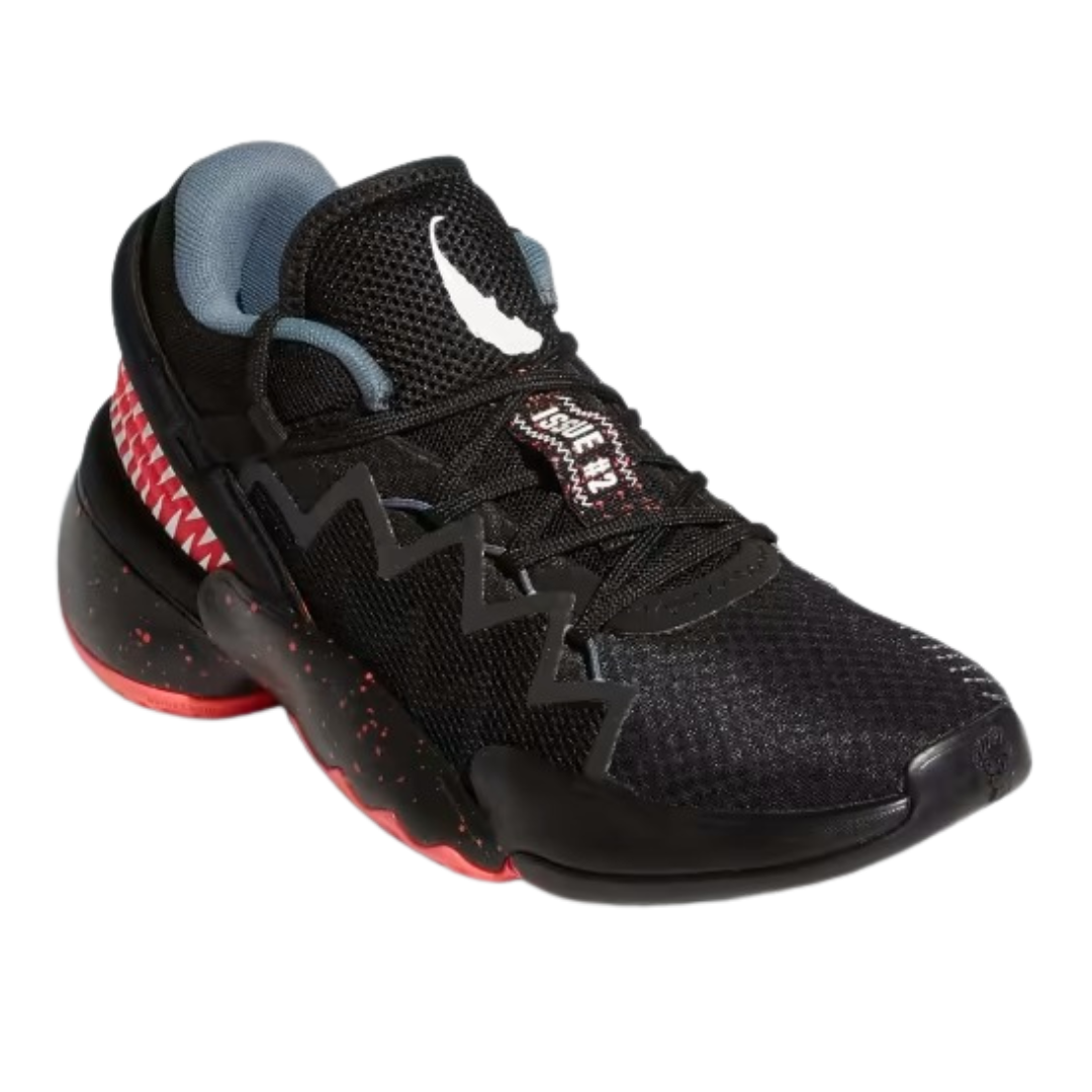 Adidas - Kid's Marvel x D.O.N. Issue #2 J 'Venom' - Core Black / Signal Pink / Cloud White