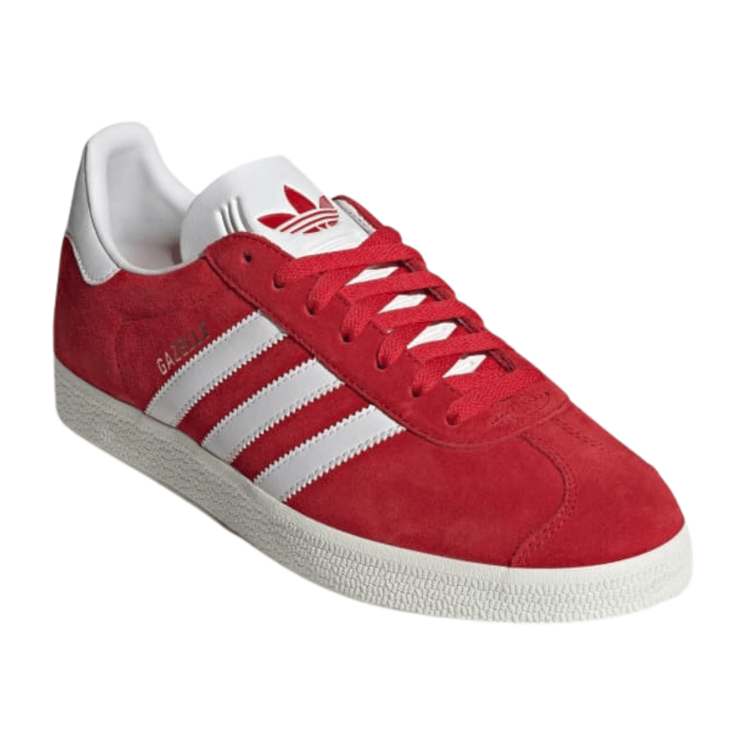 Adidas - Men's Gazelle 'Scarlet White' - Better Scarlet / Cloud White / Core White