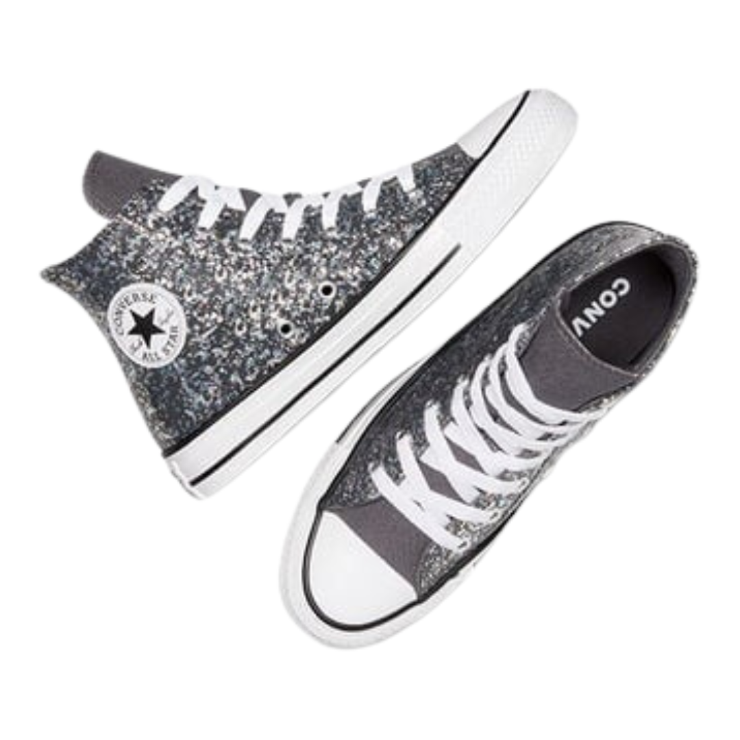 Converse - Kid's Chuck Taylor All Star Glitter - Dark Matter / White / Black