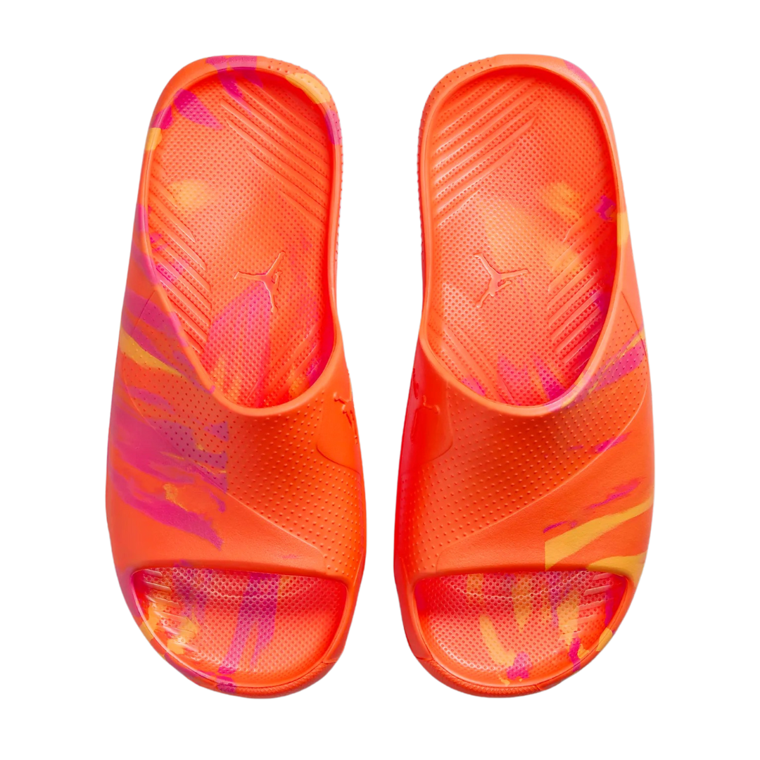 Jordan - Kid's Jordan Post Slide GS 'Orange Blaze Marbled' - Orange Blaze / University Red / Orange Peel