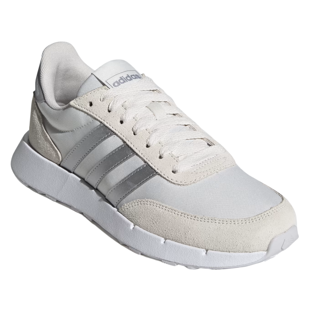 Adidas - Women's Run 60s 2.0 'Chalk Silver Metallic' - Chalk White / Silver Metallic / Dash Grey