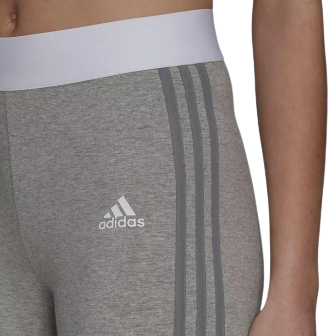 Adidas - Women's Must Haves 3 - Stripes Short Tights - Medium Grey Heather