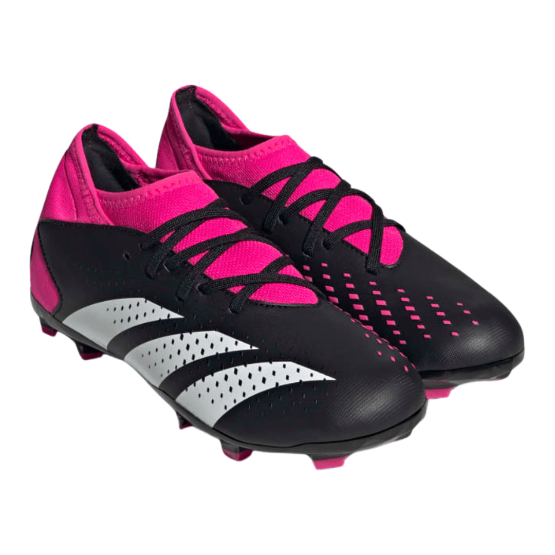 Adidas - Kid's  Predator Accuracy.3 FG J 'Own Your Football Pack' - Core Black / Cloud White / Team Shock Pink