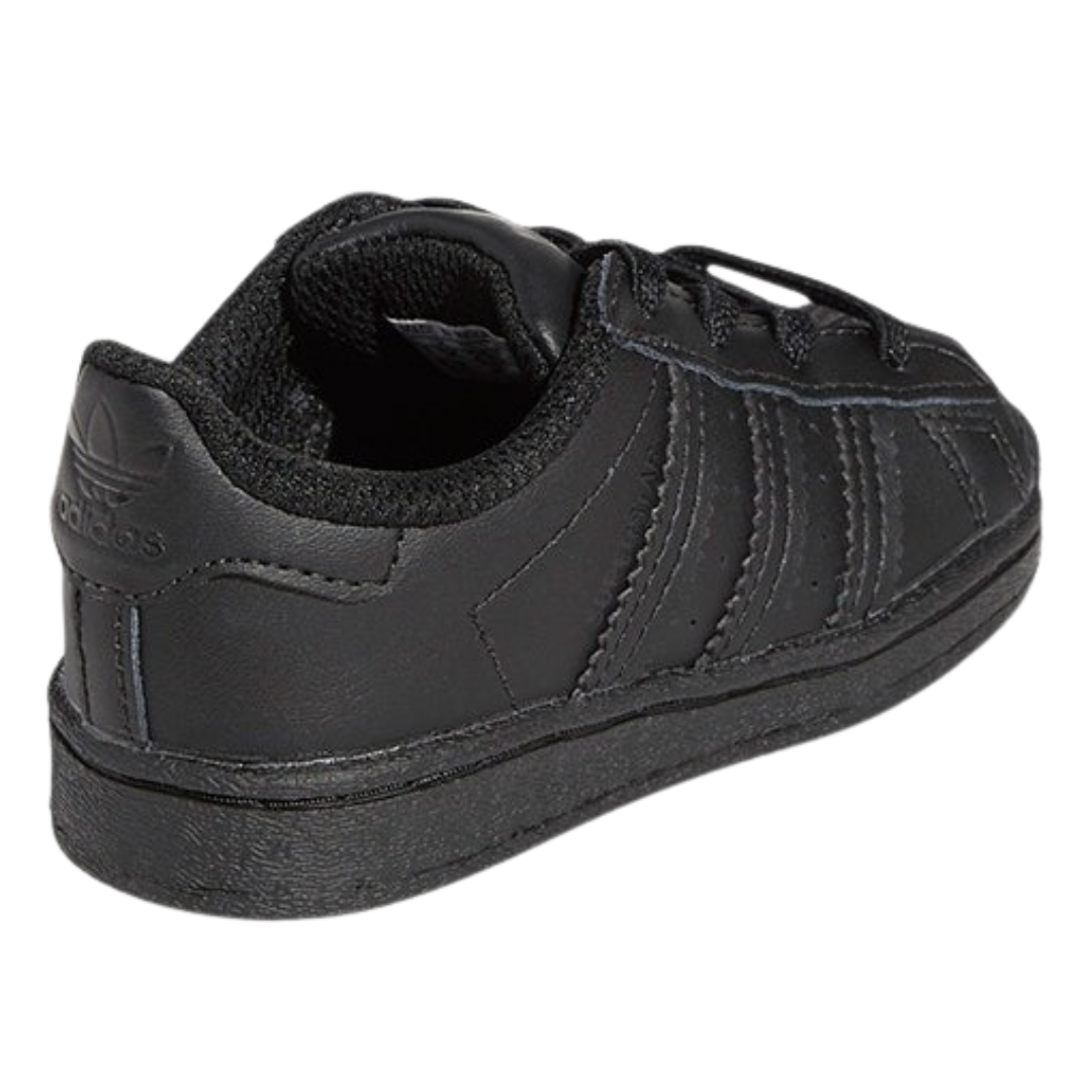 Adidas - Kid's Superstar EL I 'Triple Black' - Core Black / Core Black / Core Black