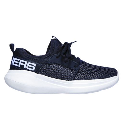 Skechers - Kid's Skechers Go Run Fast-Valor 'Blue' - Navy / White