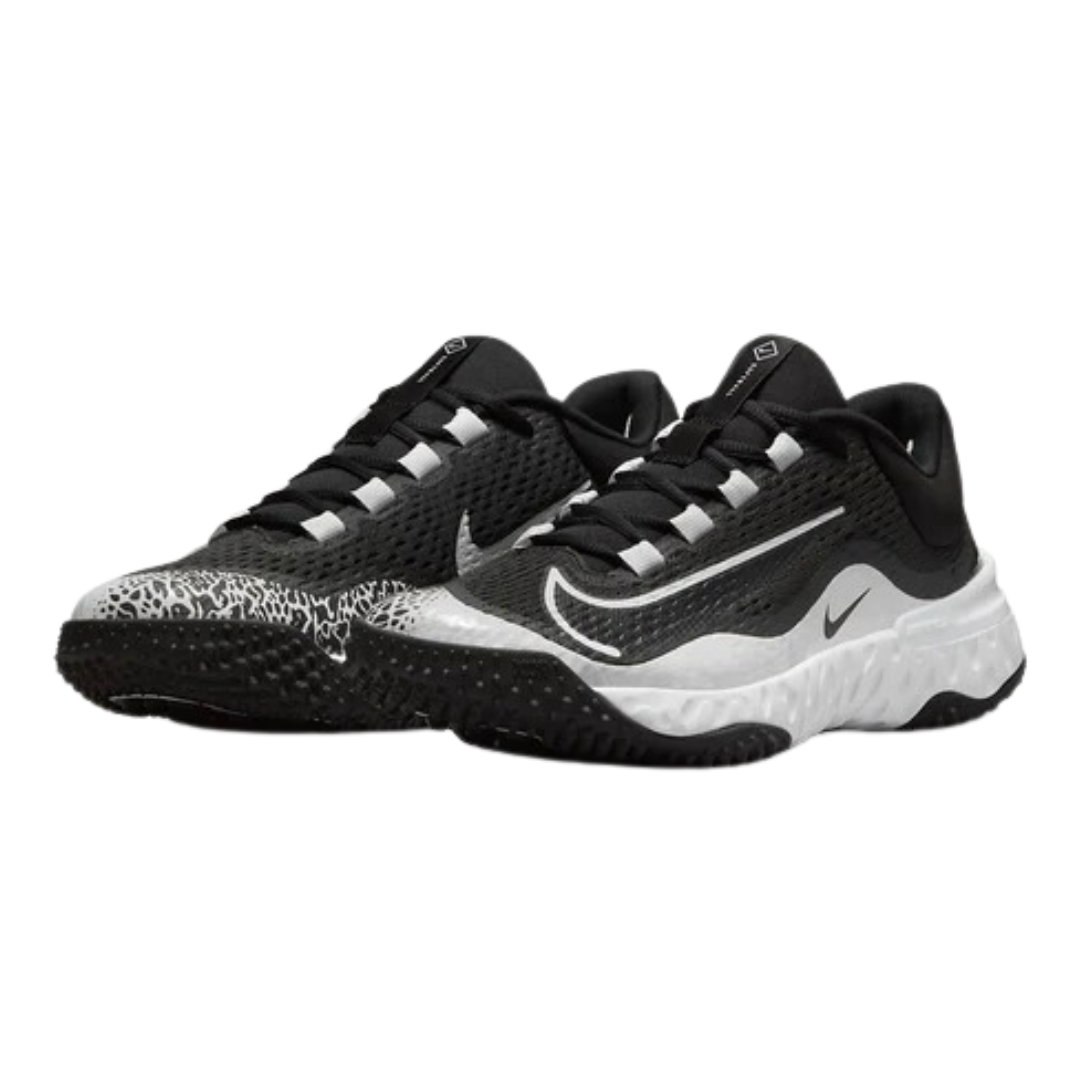 Nike - Women's Alpha Huarache Elite 4 TF 'Black Dark Smoke Grey' - Black / Dark Smoke Grey / Mint Foam / White