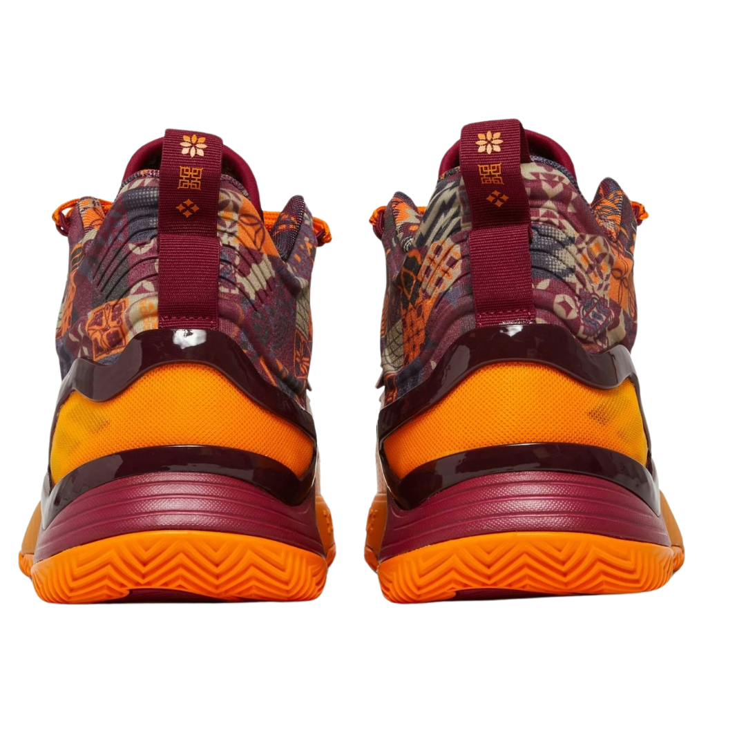 Adidas -  Men's D Rose Son of Chi 'White Bold Orange' - Legacy Burgundy / Cloud White / Bold Orange