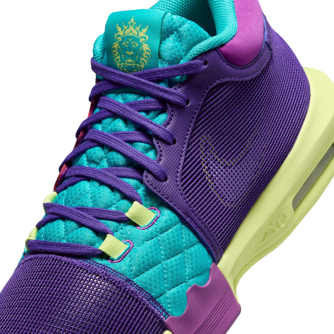 Nike - Men's LeBron Witness 8 'Field Purple' - Field Purple / Dusty Cactus / Light Lemon Twist / White