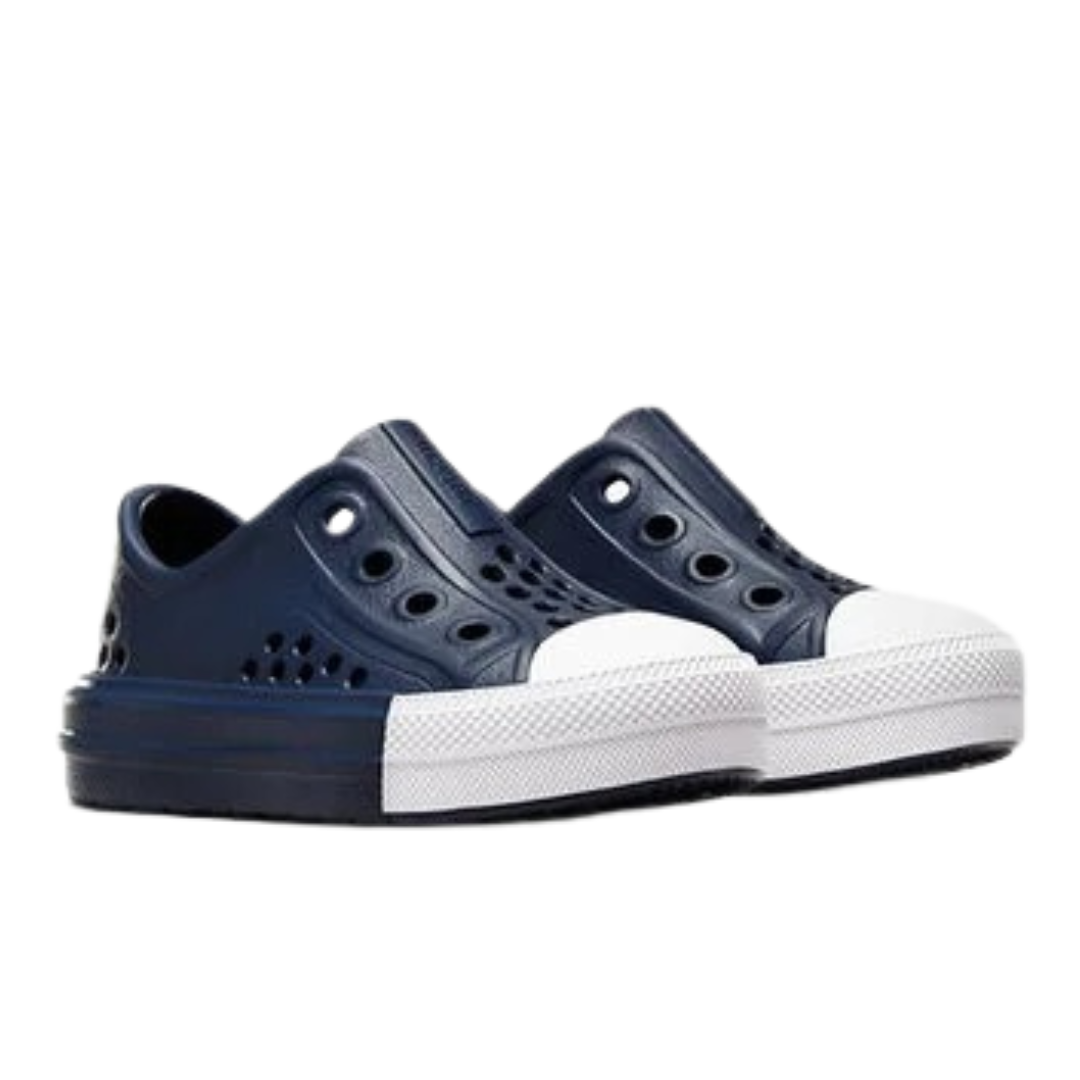 Converse - Kid's Chuck Taylor All Star Play Lite CX Low TD 'Obsidian' - Obsidian / Obsidian / White