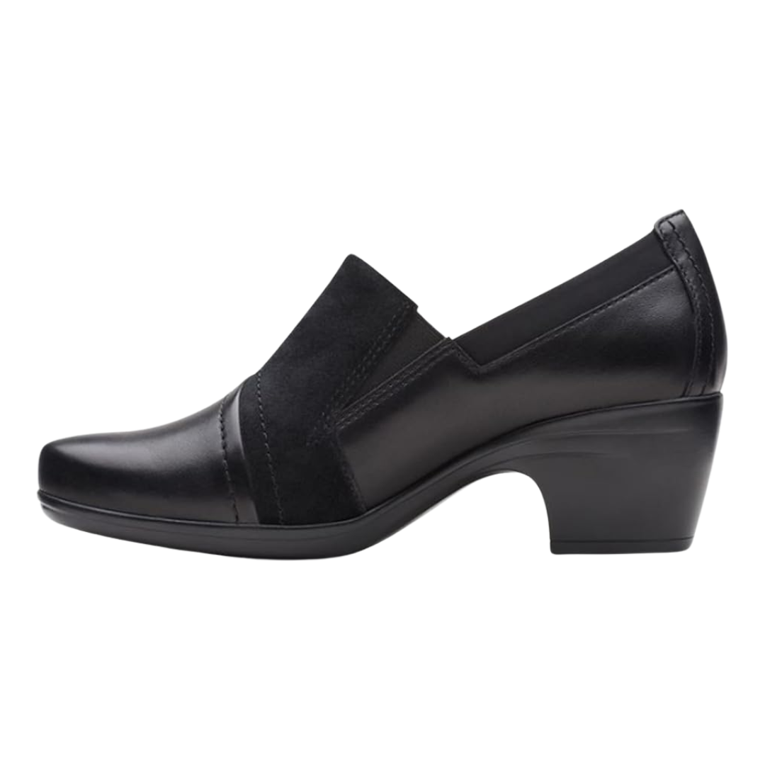 Clarks - Women's Emily Step Loafer - Black Leather