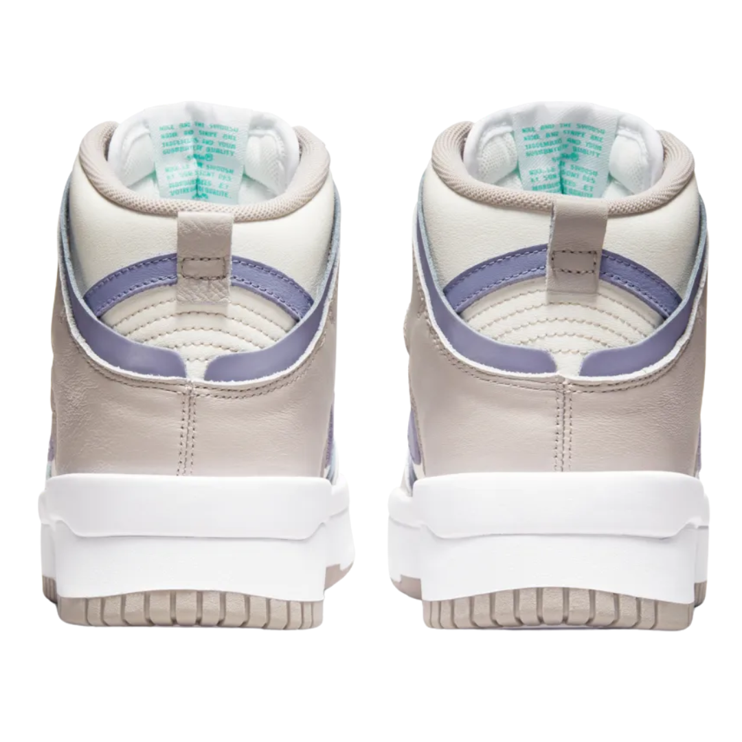 Nike - Women's Dunk High Up 'Iron Purple' - Sail / Iron Purple / College Grey