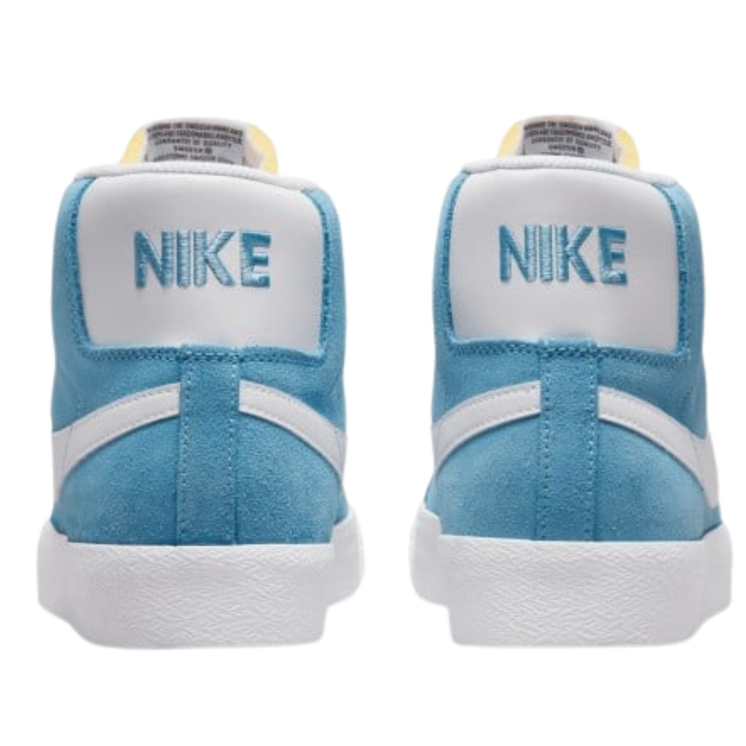 Nike - Men's Zoom Blazer Mid SB 'Cerulean' - Cerulean / Cerulean / White / White