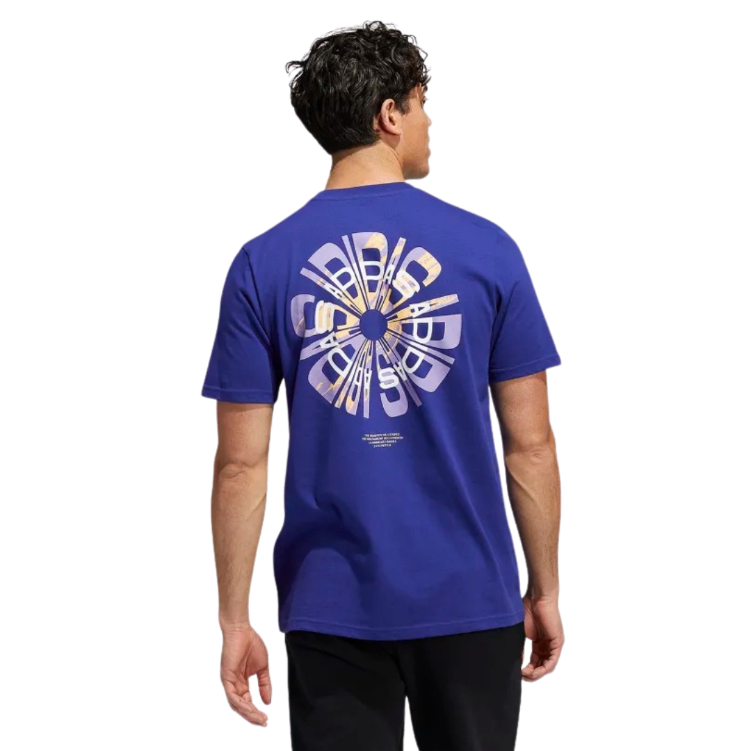 Adidas - Men's POS Graphic T - Shirt - Legacy Indigo