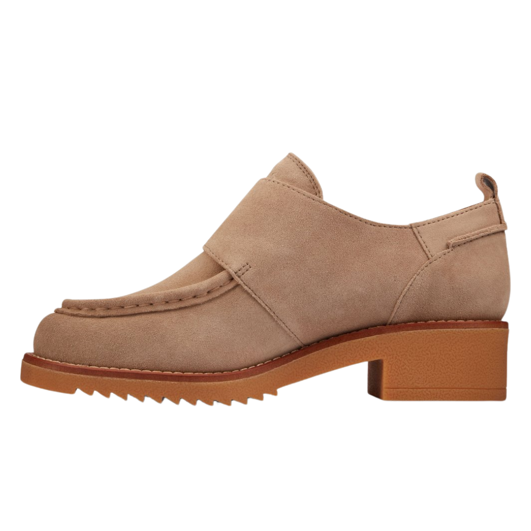 Clarks - Women's Eden Mid Monk - Sand Suede